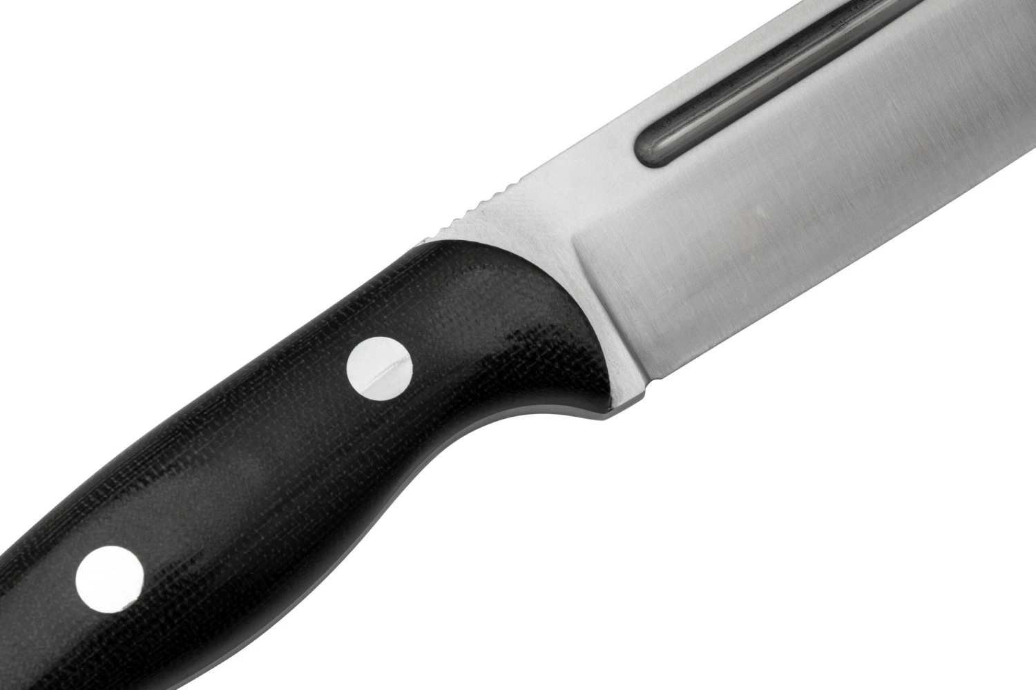 Bark River Cub CPM 3V Black Canvas Micarta, Cuchillo De Bushcraft - Imagen 5