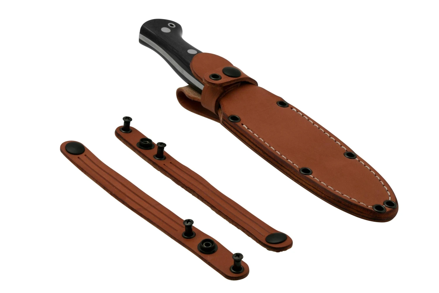 Bark River Cub CPM 3V Black Canvas Micarta, Cuchillo De Bushcraft - Imagen 6