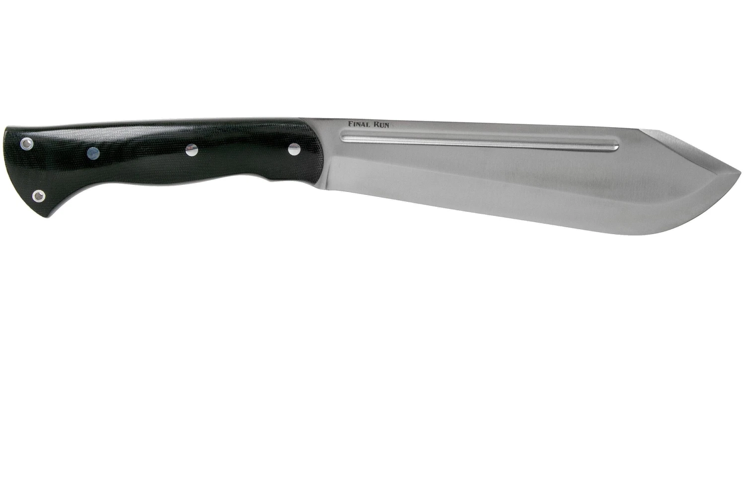 Bark River JX5 Vengeful 1 CPM 3V Black Canvas Micarta Machete - Imagen 2