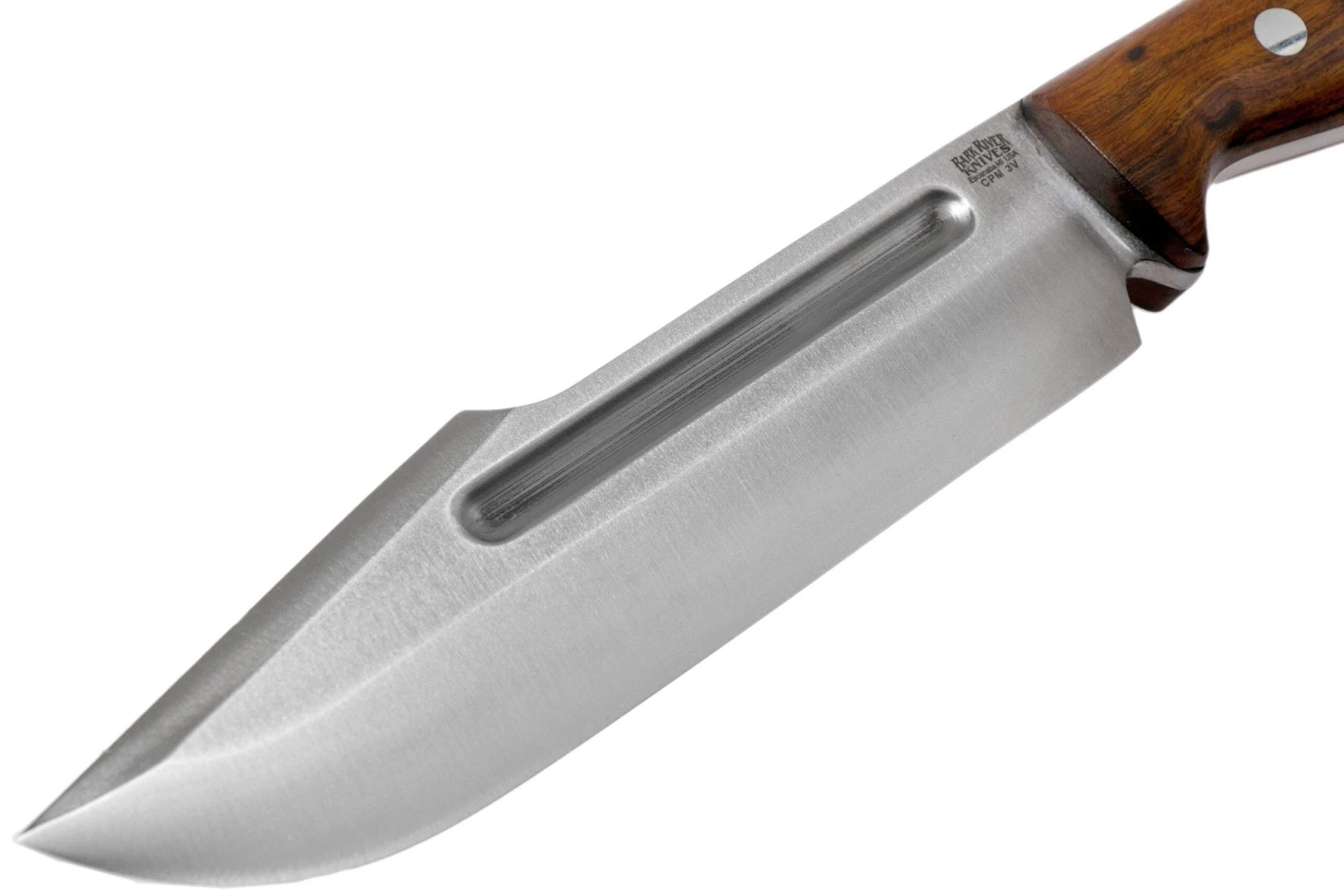 Bark River Bravo Tope Recon CPM 3V Desert Ironwood Rampless Cuchillo De Supervivencia - Imagen 3