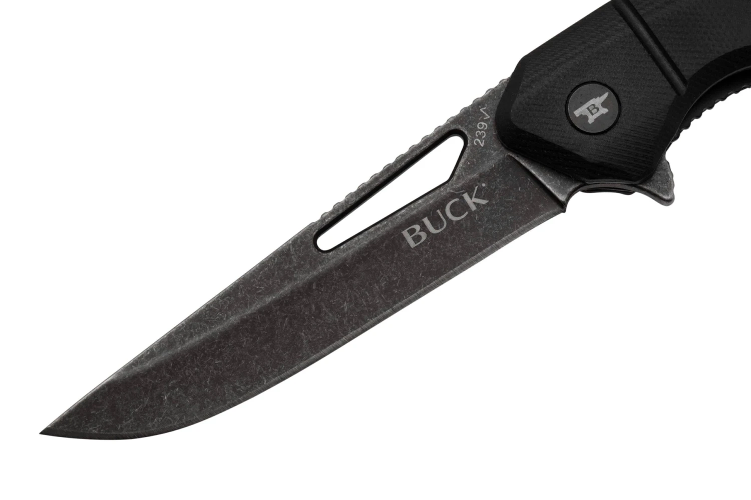 Buck Infusion Modified Tanto 0239BKS Black G10 Navaja - Imagen 3