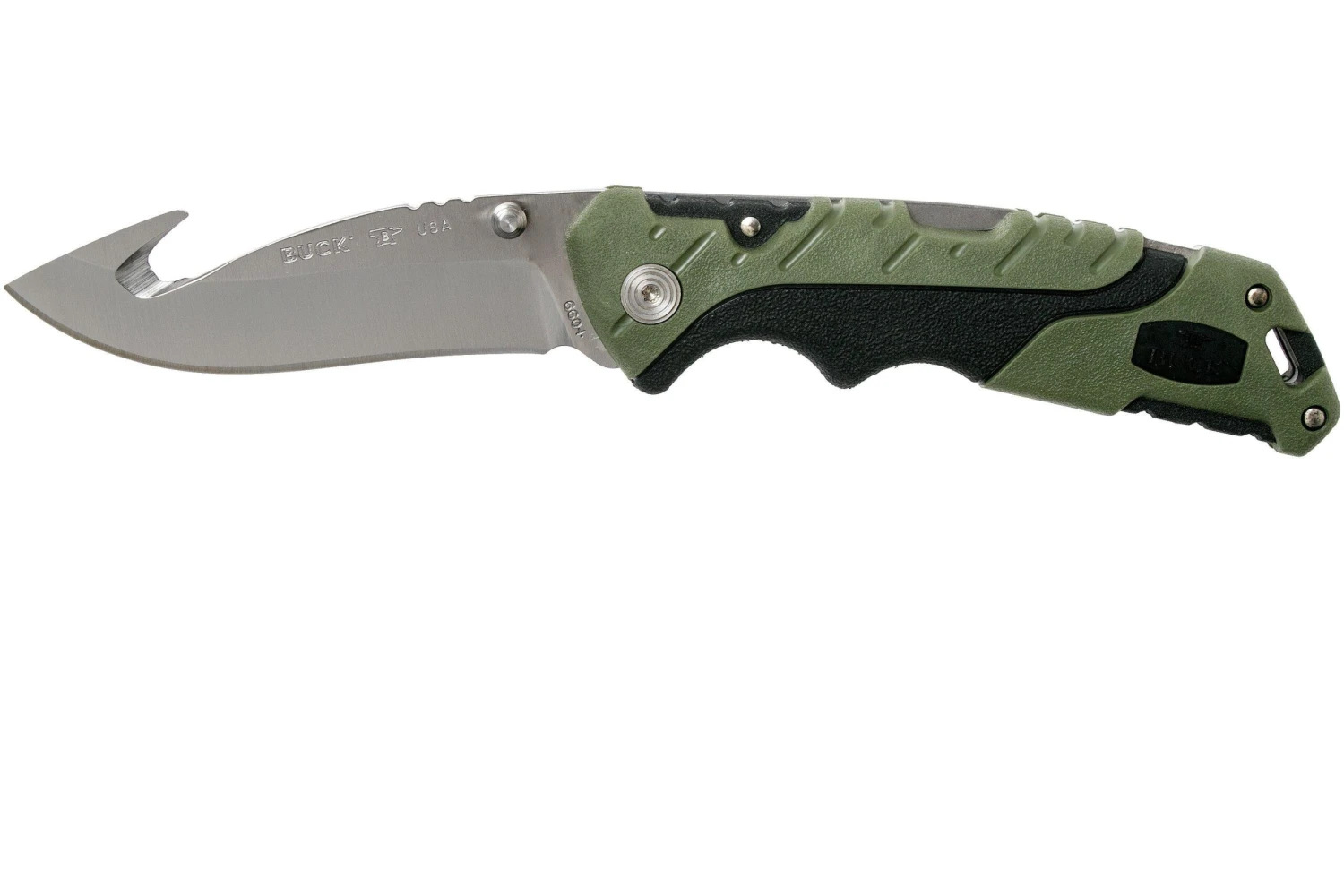 Buck Folding Pursuit Guthook Large 660GRG Cuchillo De Caza