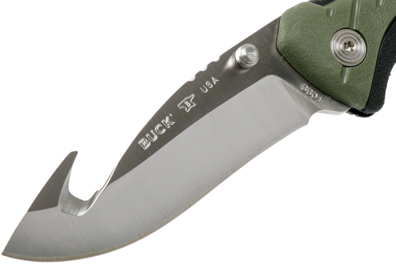 Buck Folding Pursuit Guthook Large 660GRG Cuchillo De Caza - Imagen 3