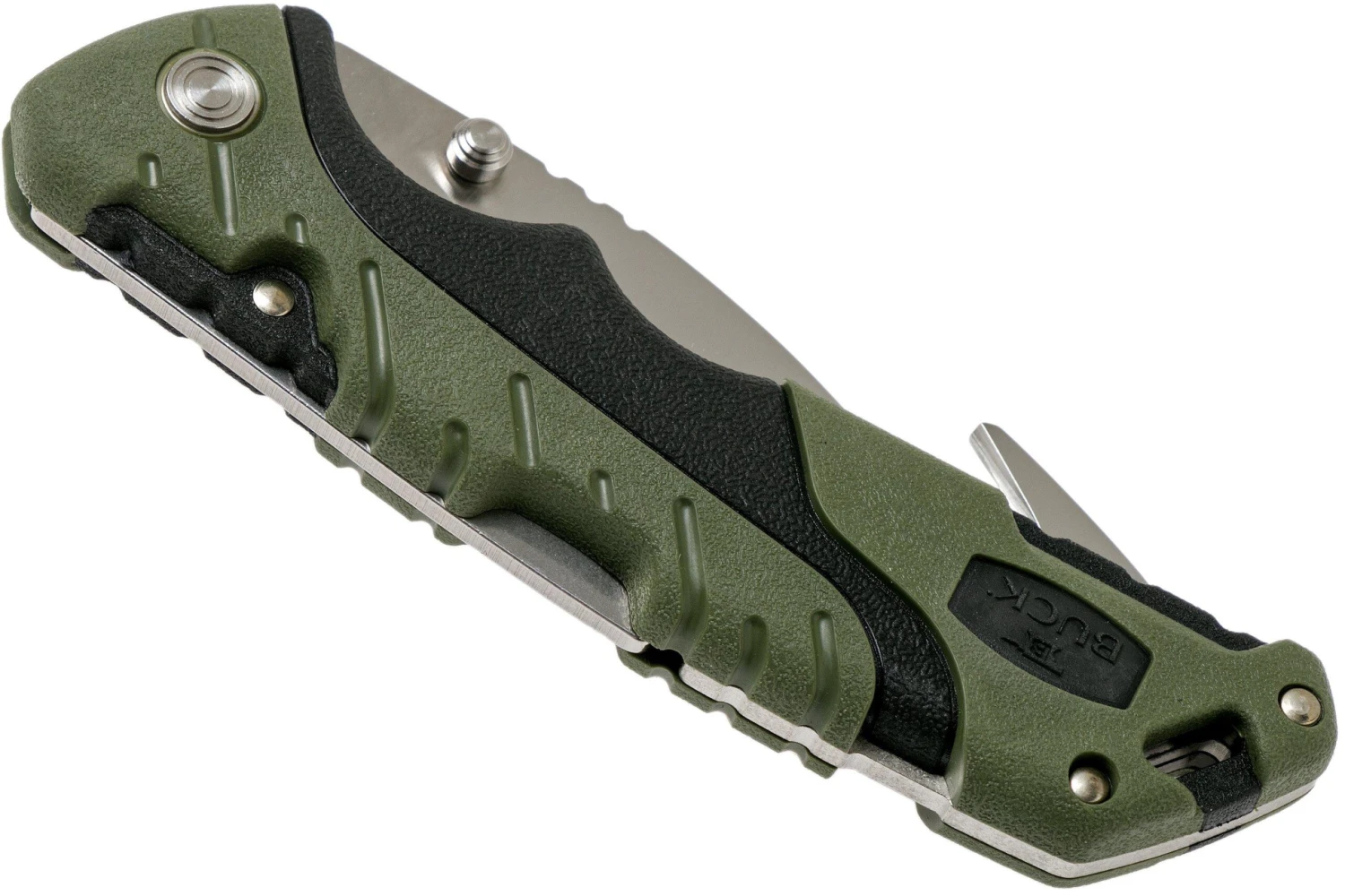 Buck Folding Pursuit Guthook Large 660GRG Cuchillo De Caza - Imagen 4