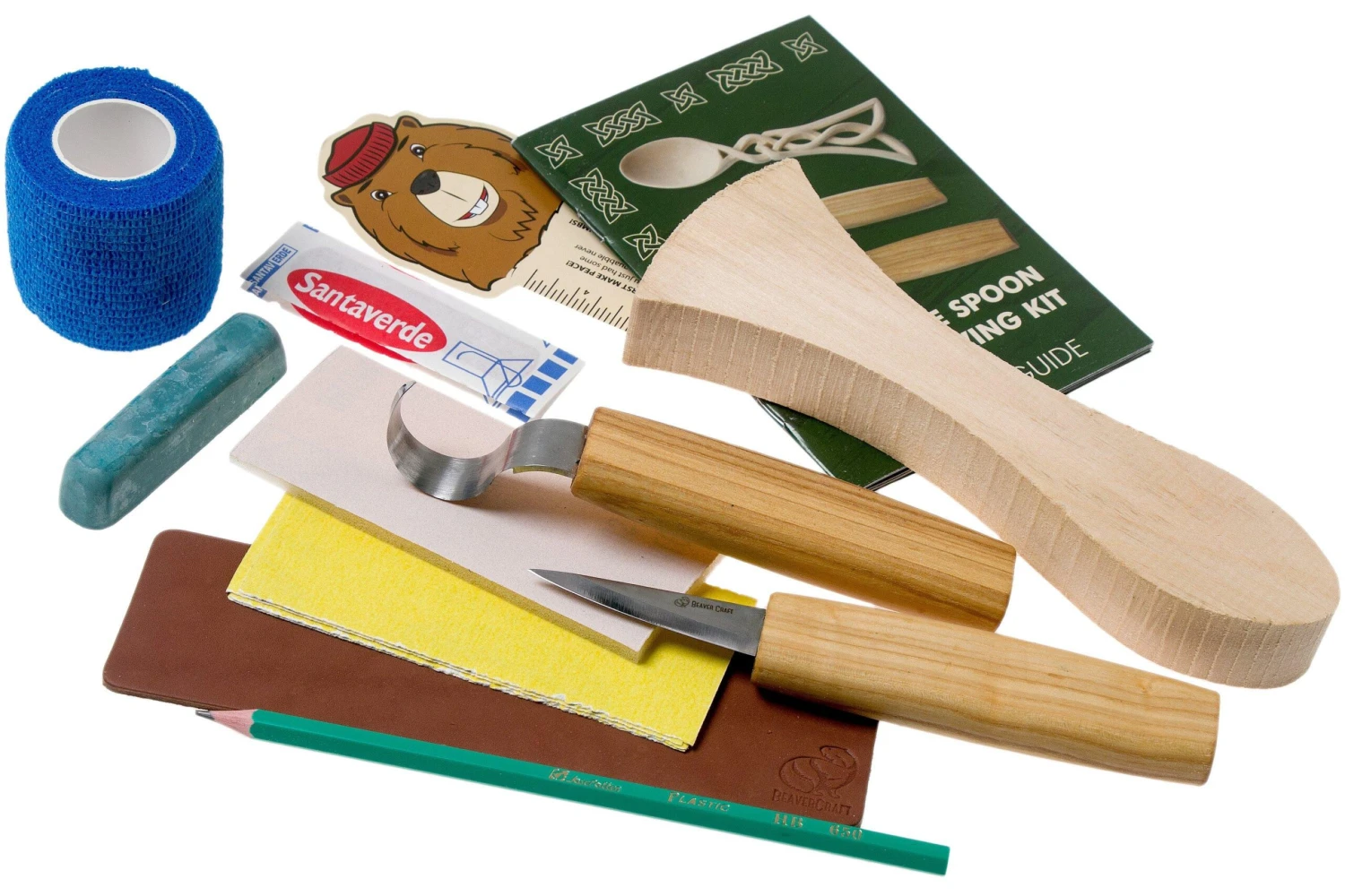 BeaverCraft Love Spoon Carving Hobby Kit DIY04 Set De Tallado De Madera