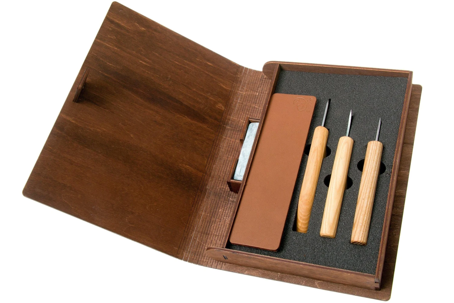 BeaverCraft Geometric Wood Carving Set S05 Juego De Talla De Madera Con Libro De Almacenamiento De Madera - Imagen 3