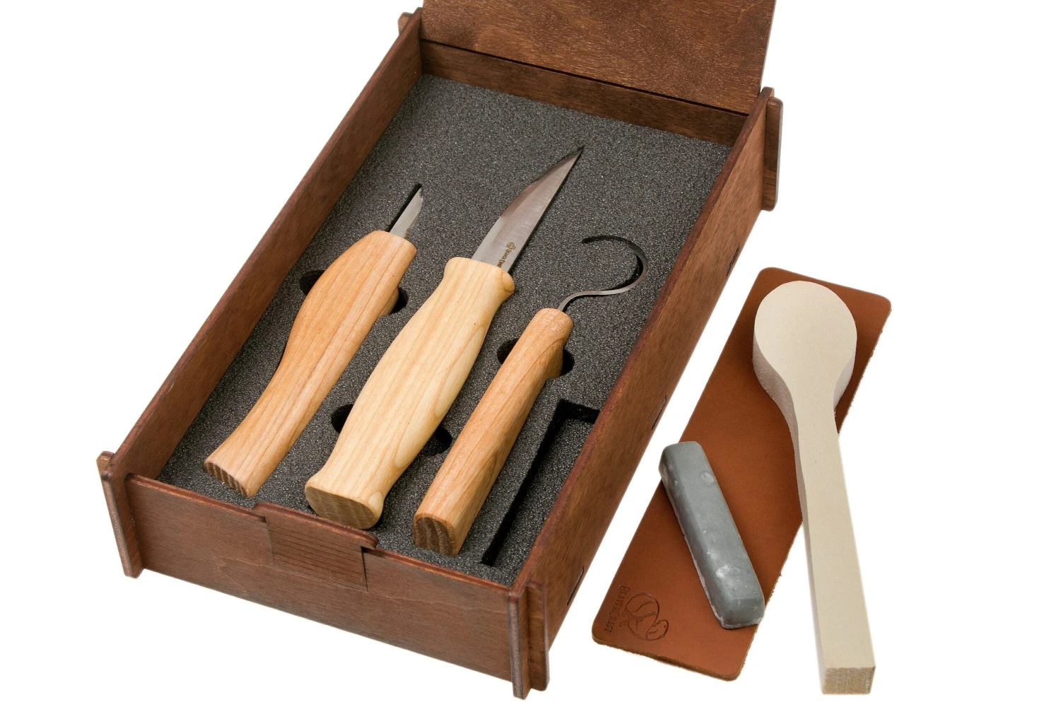 BeaverCraft Spoon Carving Tool Set S13BOX Juego De Tallas De Madera En Caja De Regalo