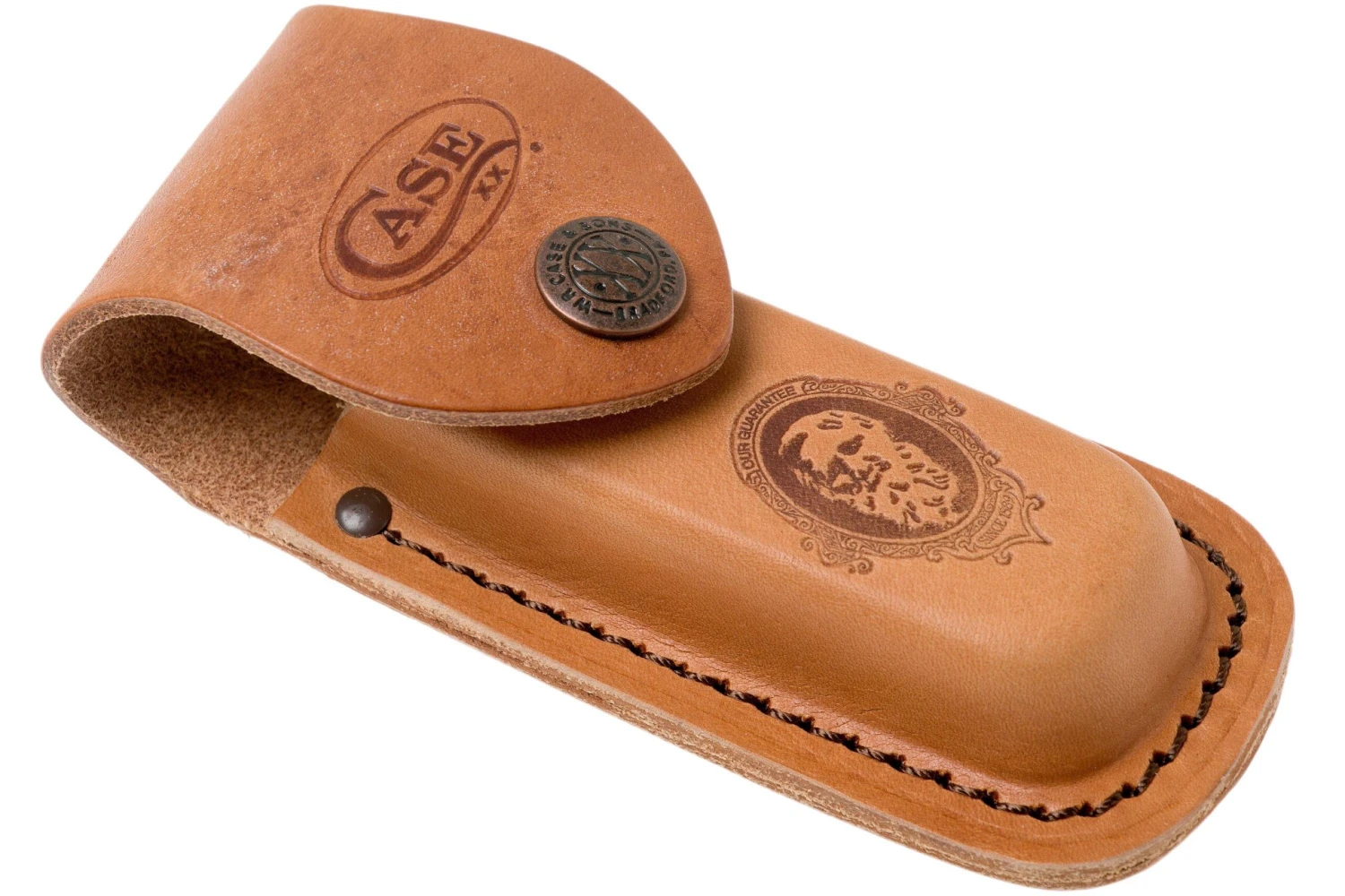Case Leather Sheath Medio Job Logo 09026 Funda De Cuero