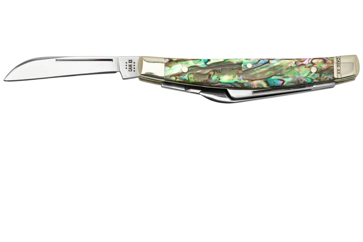 Case Small Congress 12026 Smooth Abalone, Navaja Con Velvet Box