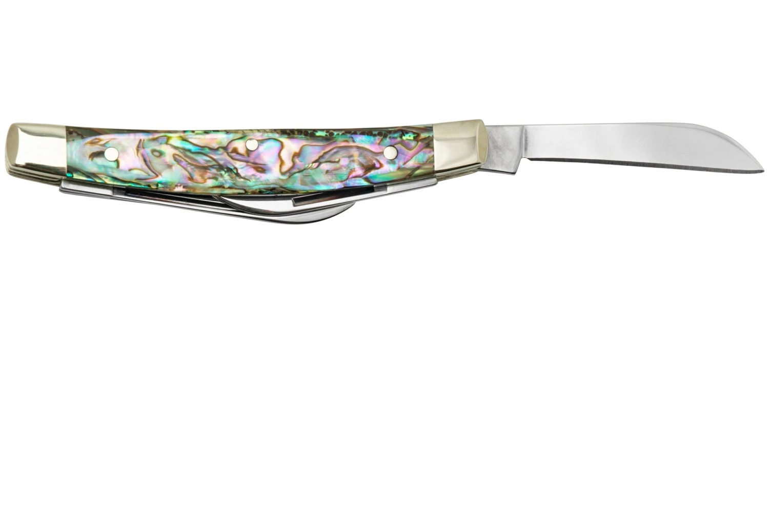 Case Small Congress 12026 Smooth Abalone, Navaja Con Velvet Box - Imagen 2