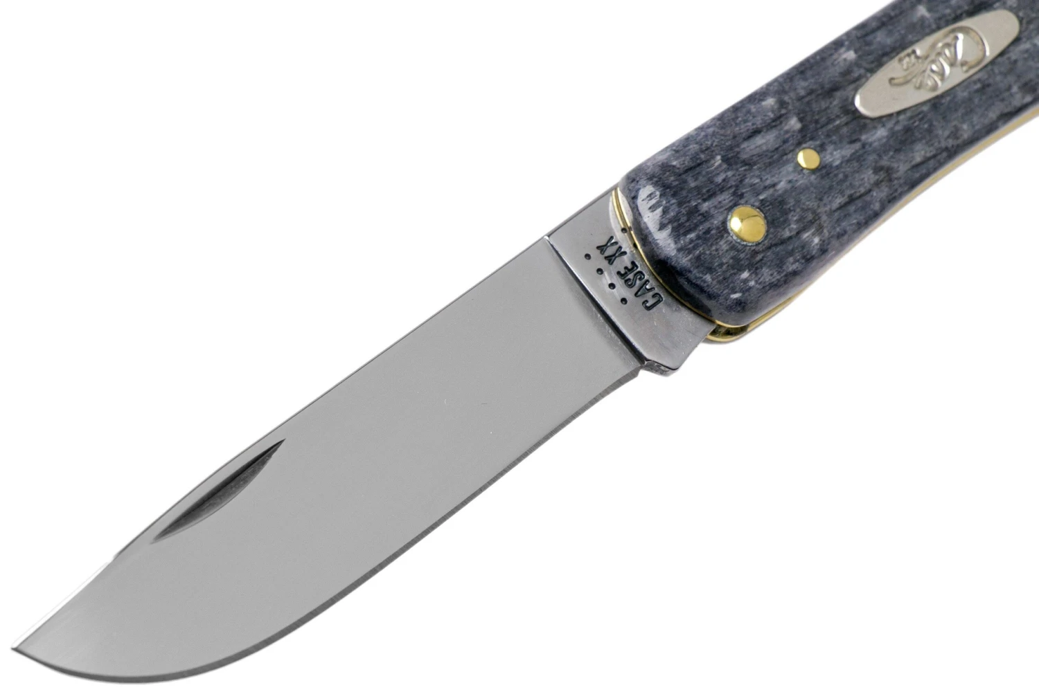 Case Sod Buster Jr Pocket Worn Grey Bone, Crandall Jig, 58412, 6137 CV Navaja - Imagen 3