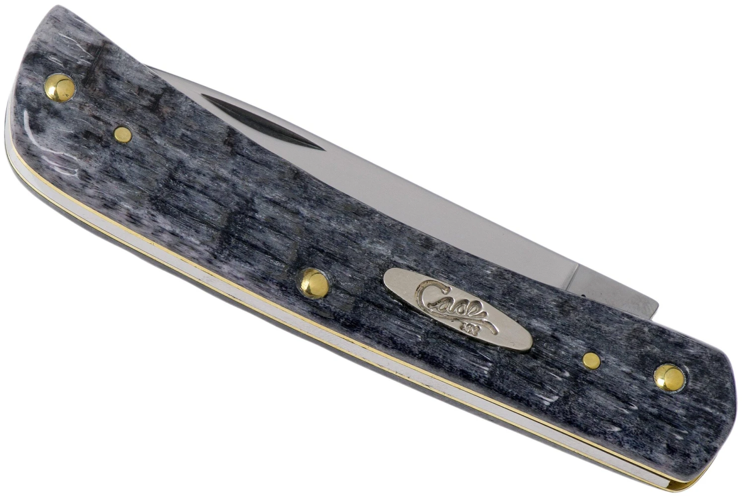 Case Sod Buster Jr Pocket Worn Grey Bone, Crandall Jig, 58412, 6137 CV Navaja - Imagen 4