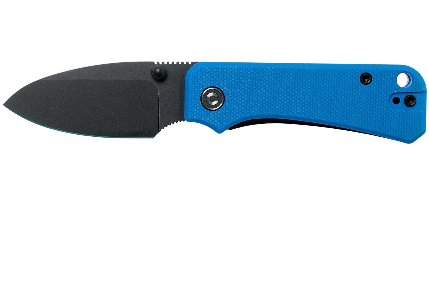 Civivi Baby Banter C19068S-3 Blue G10, Black Stonewashed Navaja, Ben Petersen Design