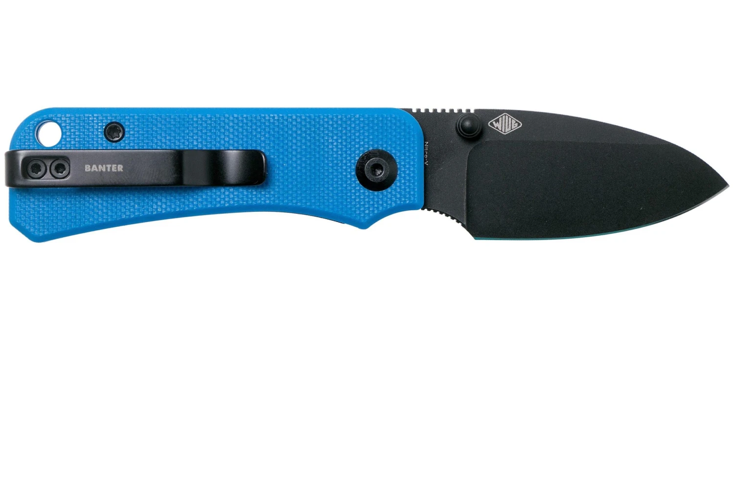 Civivi Baby Banter C19068S-3 Blue G10, Black Stonewashed Navaja, Ben Petersen Design - Imagen 2