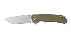 Civivi Brazen C2023F Tanto, Green Coarse Micarta Navaja