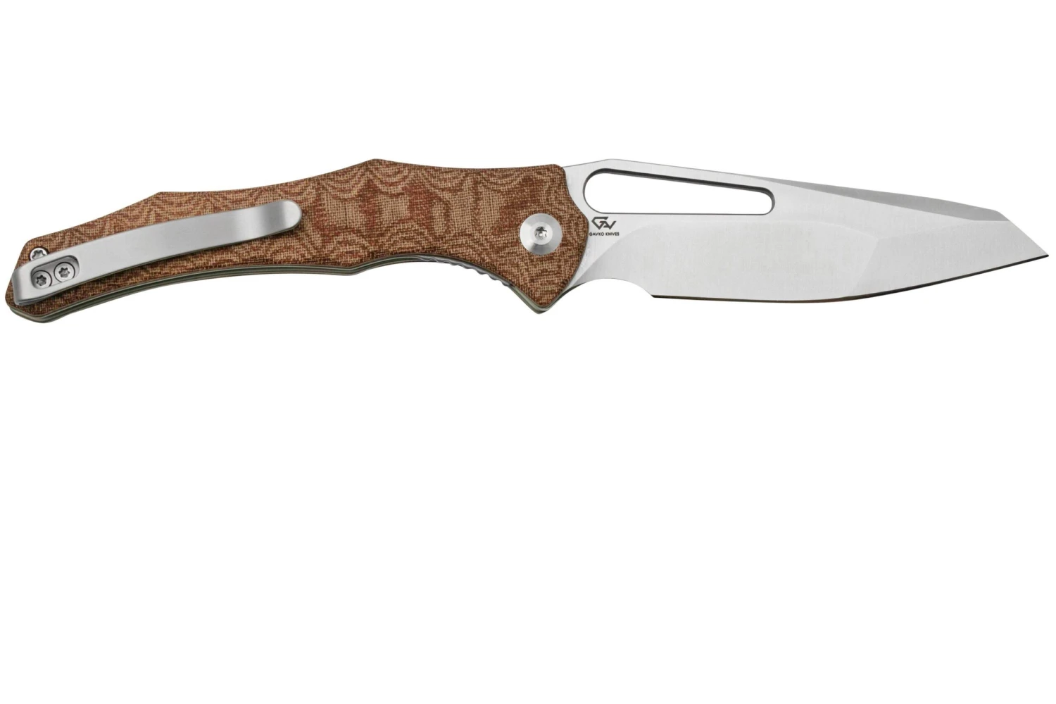 Civivi Spiny Dogfish C22006-4 Brown Micarta, Satin Finish, Navaja, Diseño De Gavko - Imagen 2