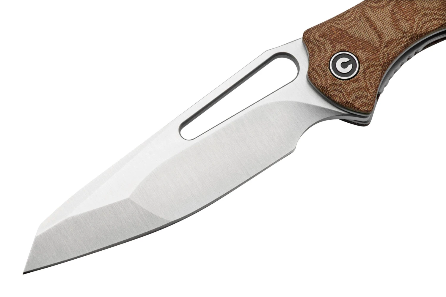 Civivi Spiny Dogfish C22006-4 Brown Micarta, Satin Finish, Navaja, Diseño De Gavko - Imagen 3