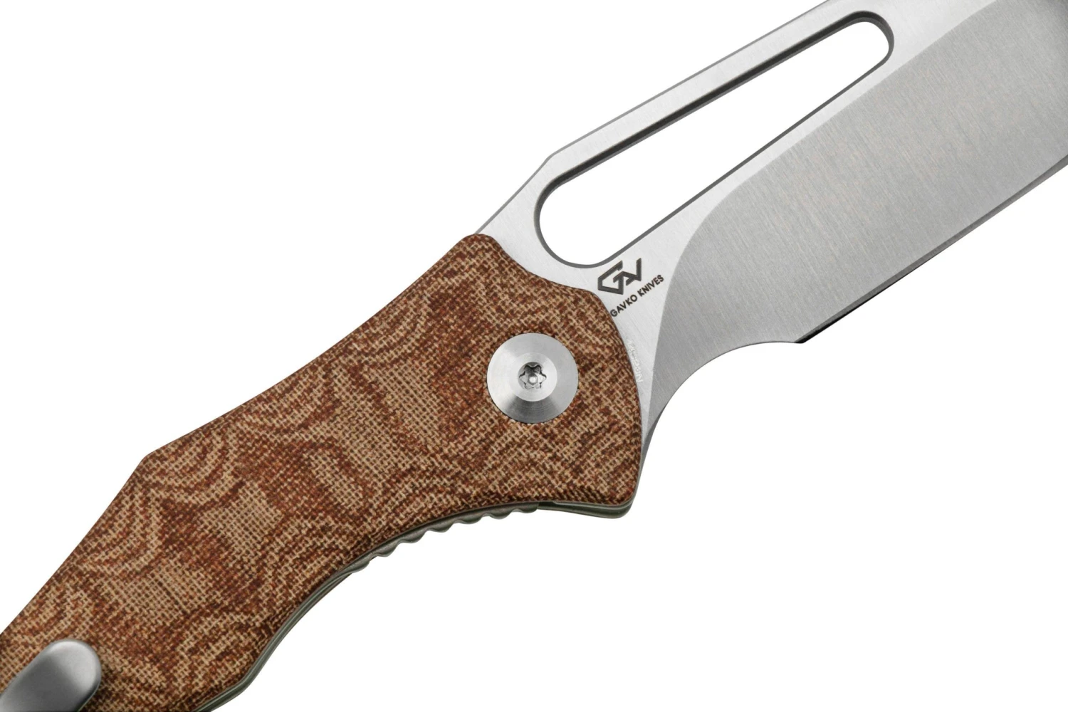 Civivi Spiny Dogfish C22006-4 Brown Micarta, Satin Finish, Navaja, Diseño De Gavko - Imagen 5