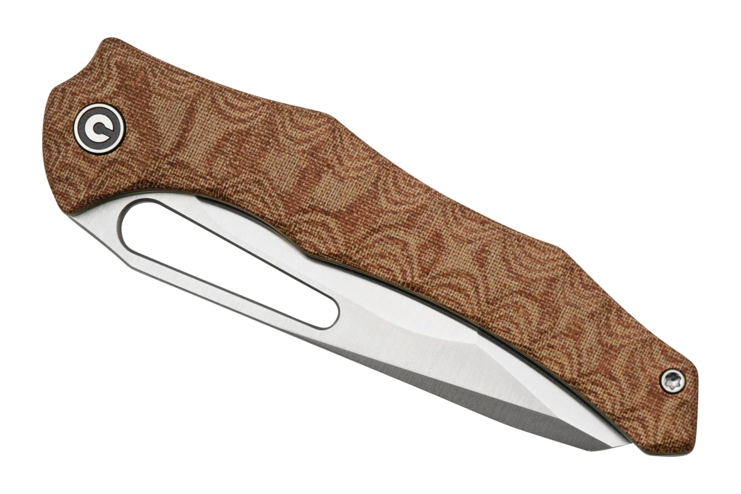 Civivi Spiny Dogfish C22006-4 Brown Micarta, Satin Finish, Navaja, Diseño De Gavko - Imagen 6
