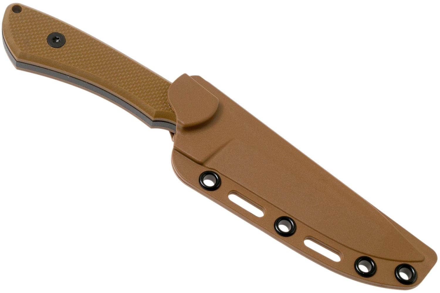 CRKT Ramadi Coyote Brown 2083 Cuchillo Fijo, Darrin William Sirois Design - Imagen 6