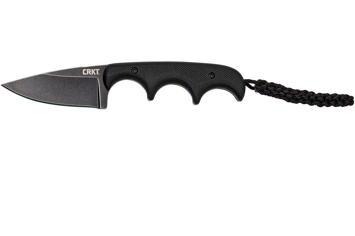 CRKT Minimalist Drop Point 2384K Cuchillo De Cuello, Alan Folts Design