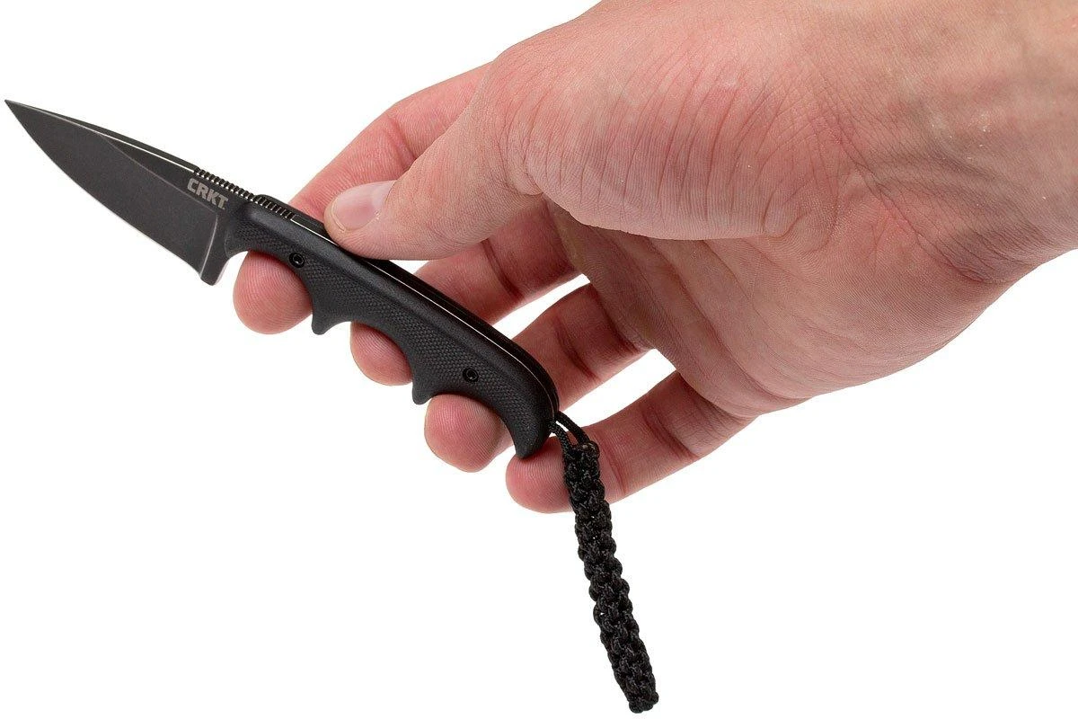 CRKT Minimalist Drop Point 2384K Cuchillo De Cuello, Alan Folts Design - Imagen 4