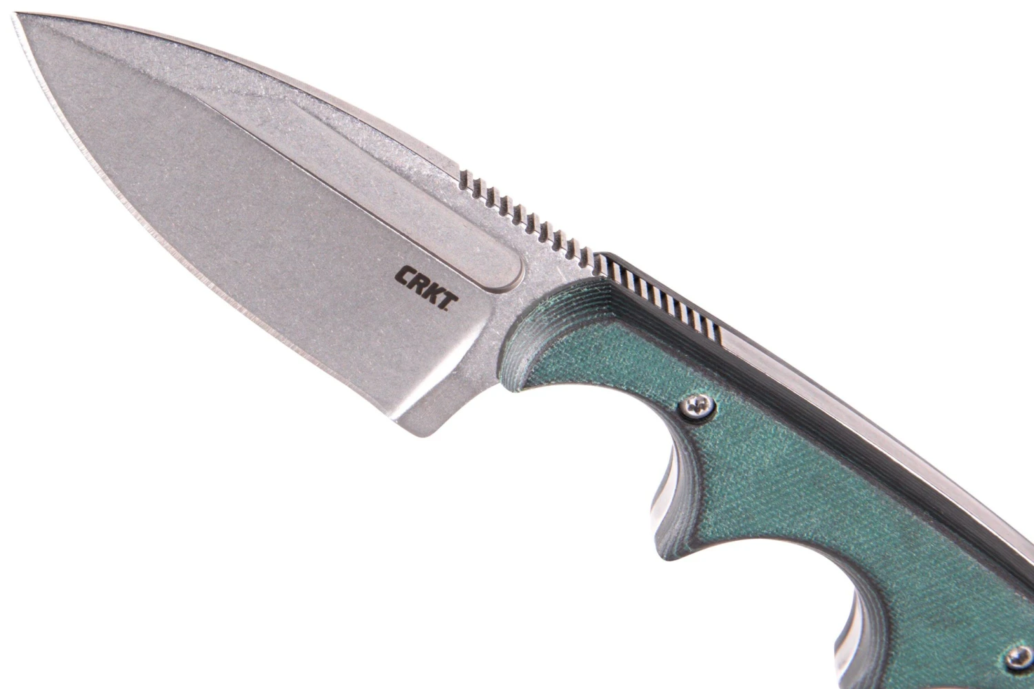 CRKT Minimalist Spear Point, Green Black, Cuchillo De Cuello, Diseño Alan Folts - Imagen 3