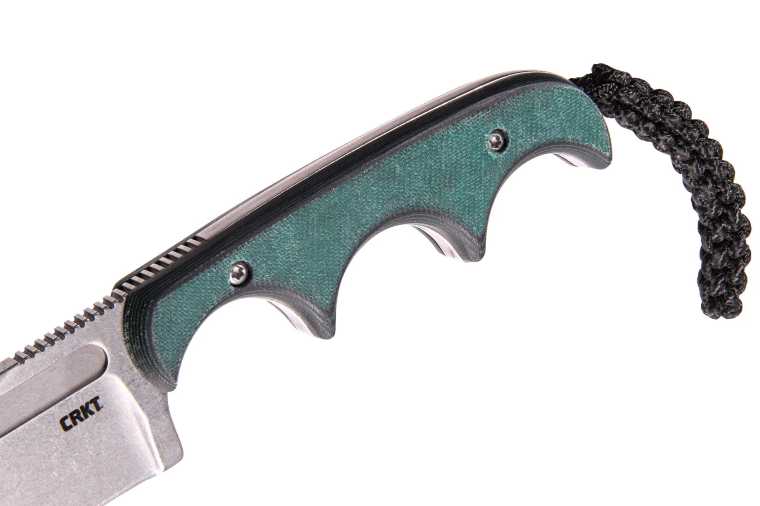 CRKT Minimalist Spear Point, Green Black, Cuchillo De Cuello, Diseño Alan Folts - Imagen 4