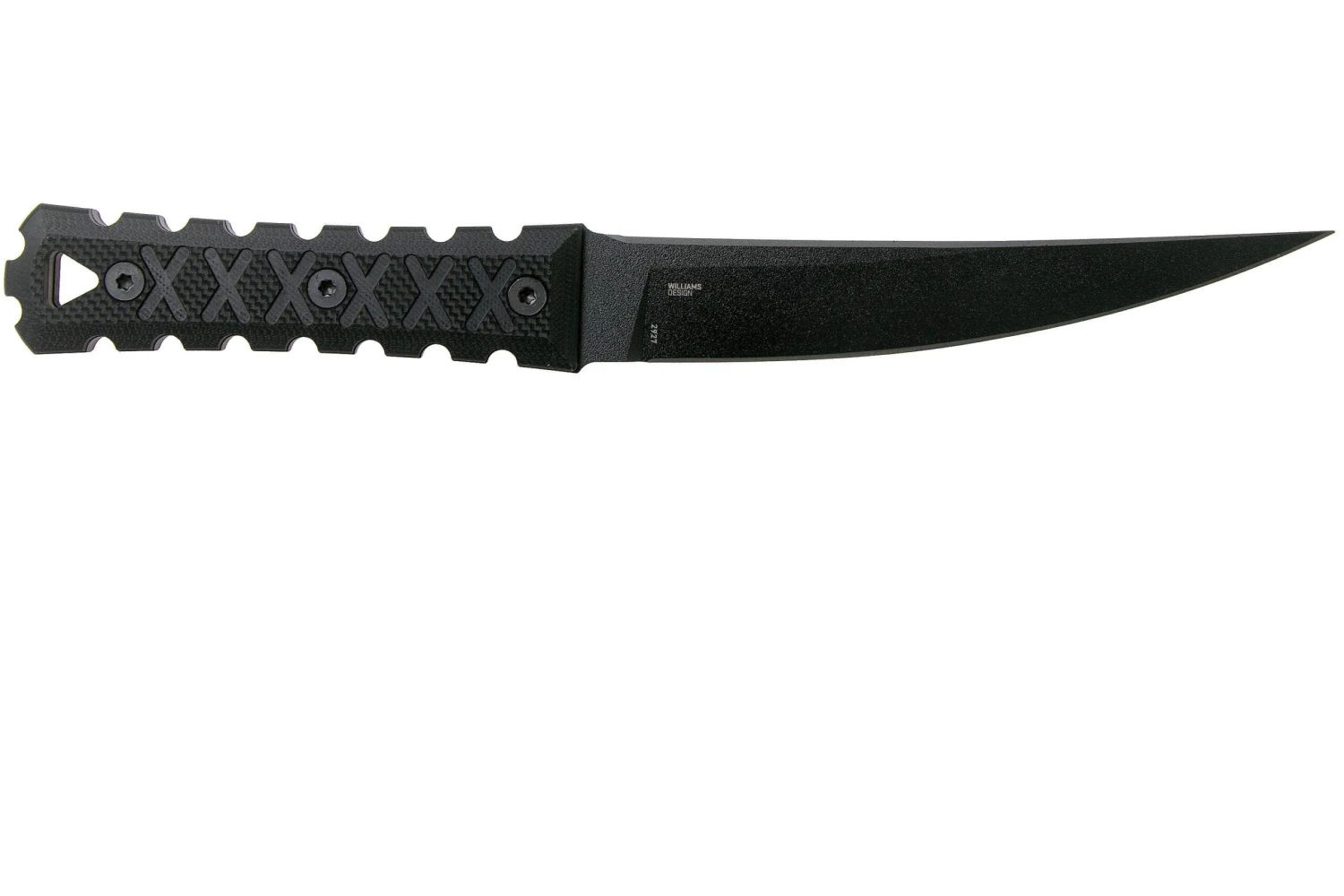 CRKT HZ6 Black 2927 Cuchillo Fijo, James Williams Design - Imagen 2