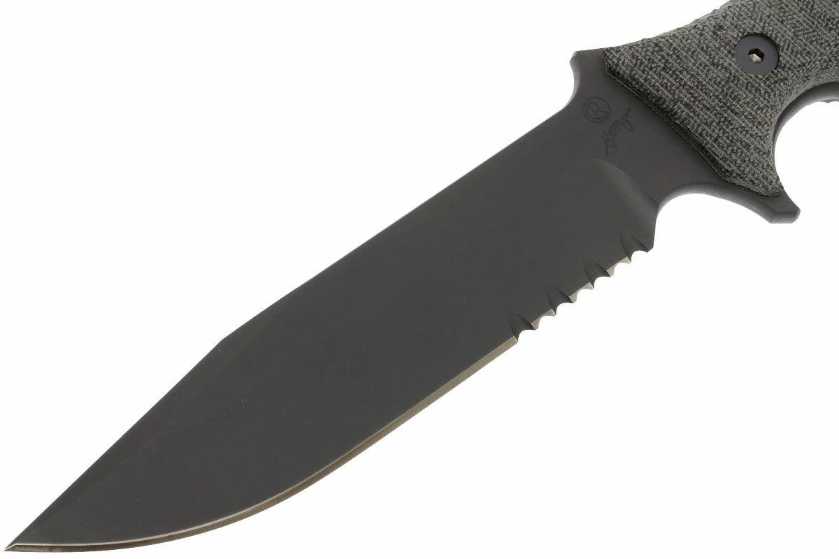 Chris Reeve Pacific Black PAC-1001 Cuchillo De Supervivencia, Dentado - Imagen 2