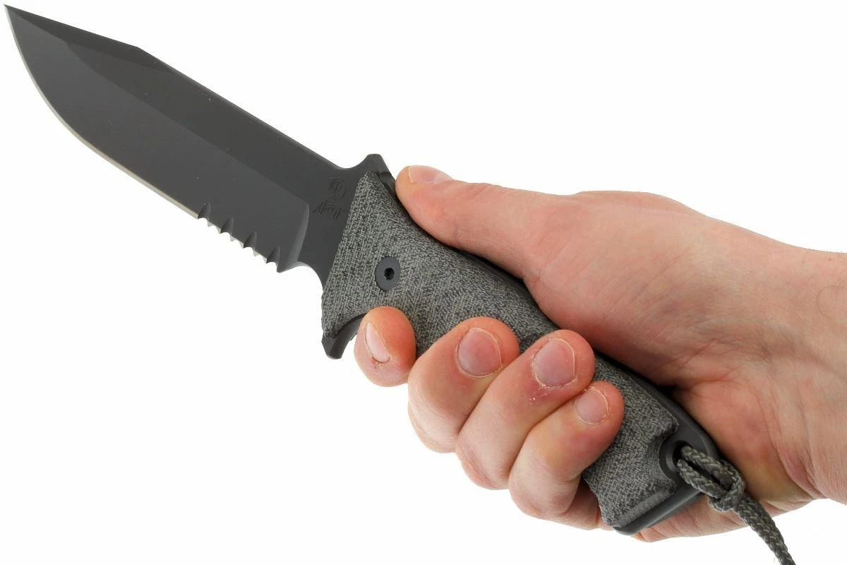 Chris Reeve Pacific Black PAC-1001 Cuchillo De Supervivencia, Dentado - Imagen 5