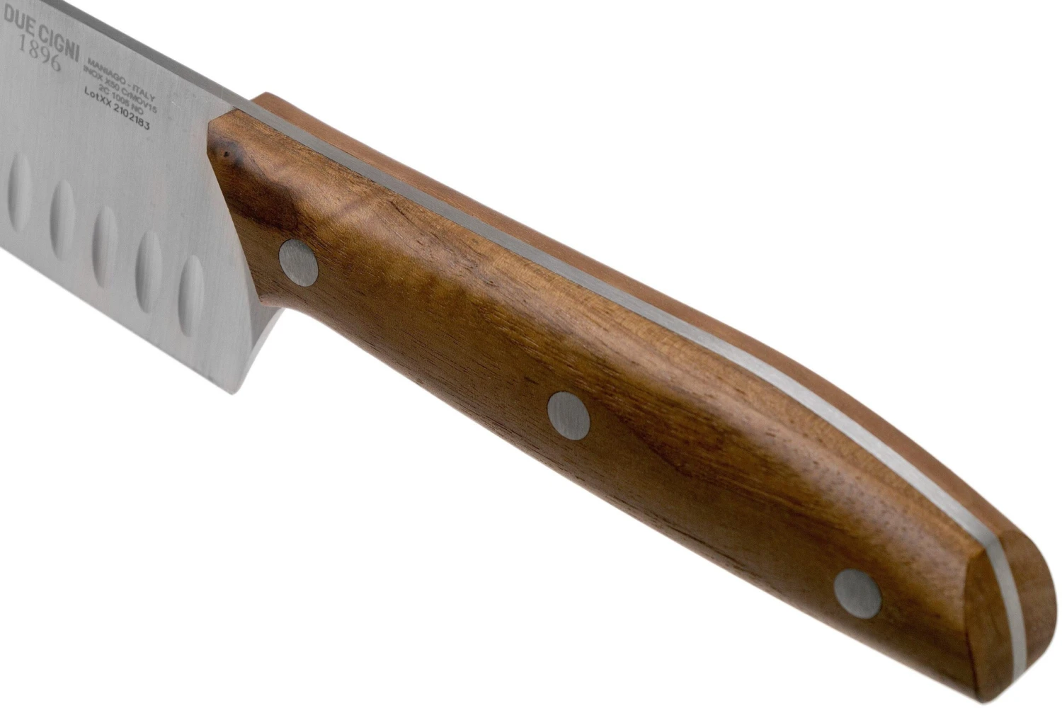 Due Cigni 1896, 2C1005NO Santoku 18 Cm, Madera De Nogal - Imagen 5