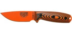 ESEE Model 3 Orange Blade 3D Orange-Black G10 Cuchillo De Supervivencia 3PMOR-006 Funda Negra + Clip Para Cintur贸n