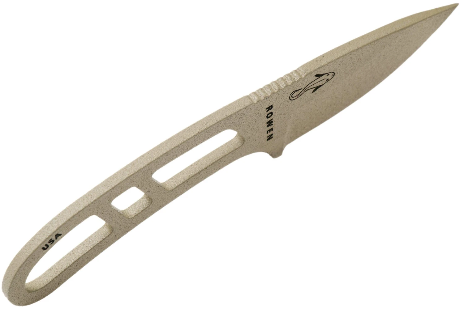 ESEE Candiru Desert Tan CAN-DT Cuchillo De Cuello Con Funda Negra + Clip De Cinturón - Imagen 4