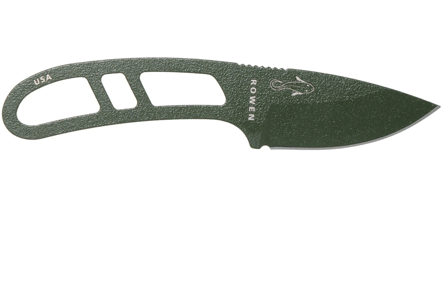 ESEE Candiru OD-green CAN-OD Cuchillo De Cuello Con Funda Negra + Clip De Cintur贸n - Imagen 2