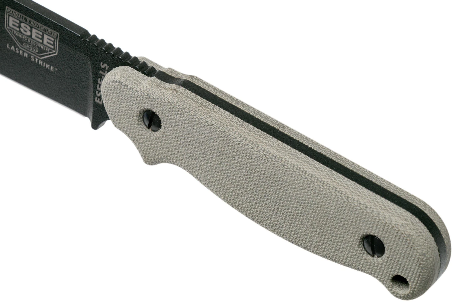 ESEE Laser Strike LS-P Cuchillo De Supervivencia Con Funda Kydex + Clip De Cinturón - Imagen 5