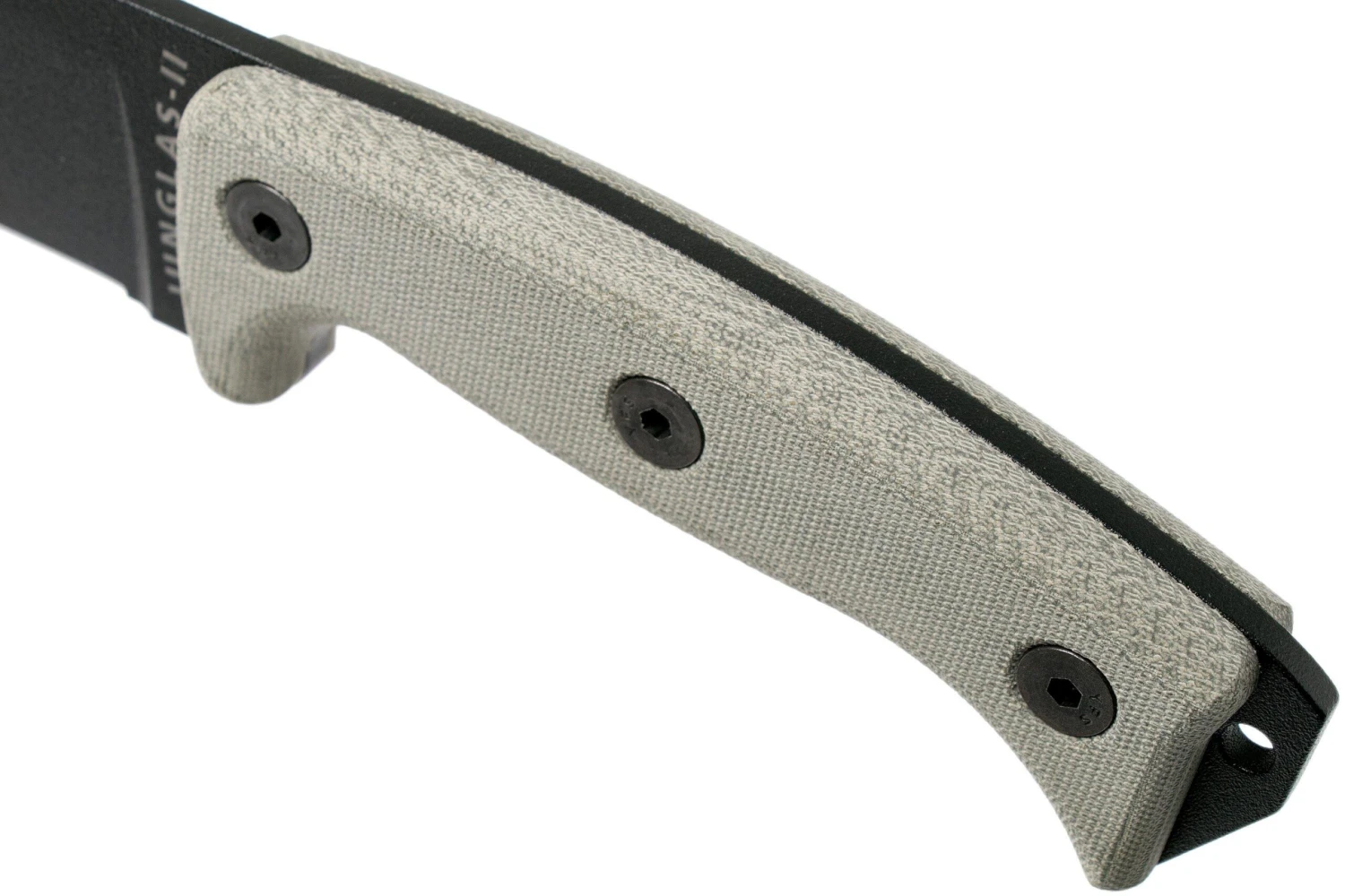 ESEE Junglas 2 Black, JUNGLAS-II Cuchillo De Supervivencia, Funda Kydex, Compatible Con MOLLE - Imagen 5