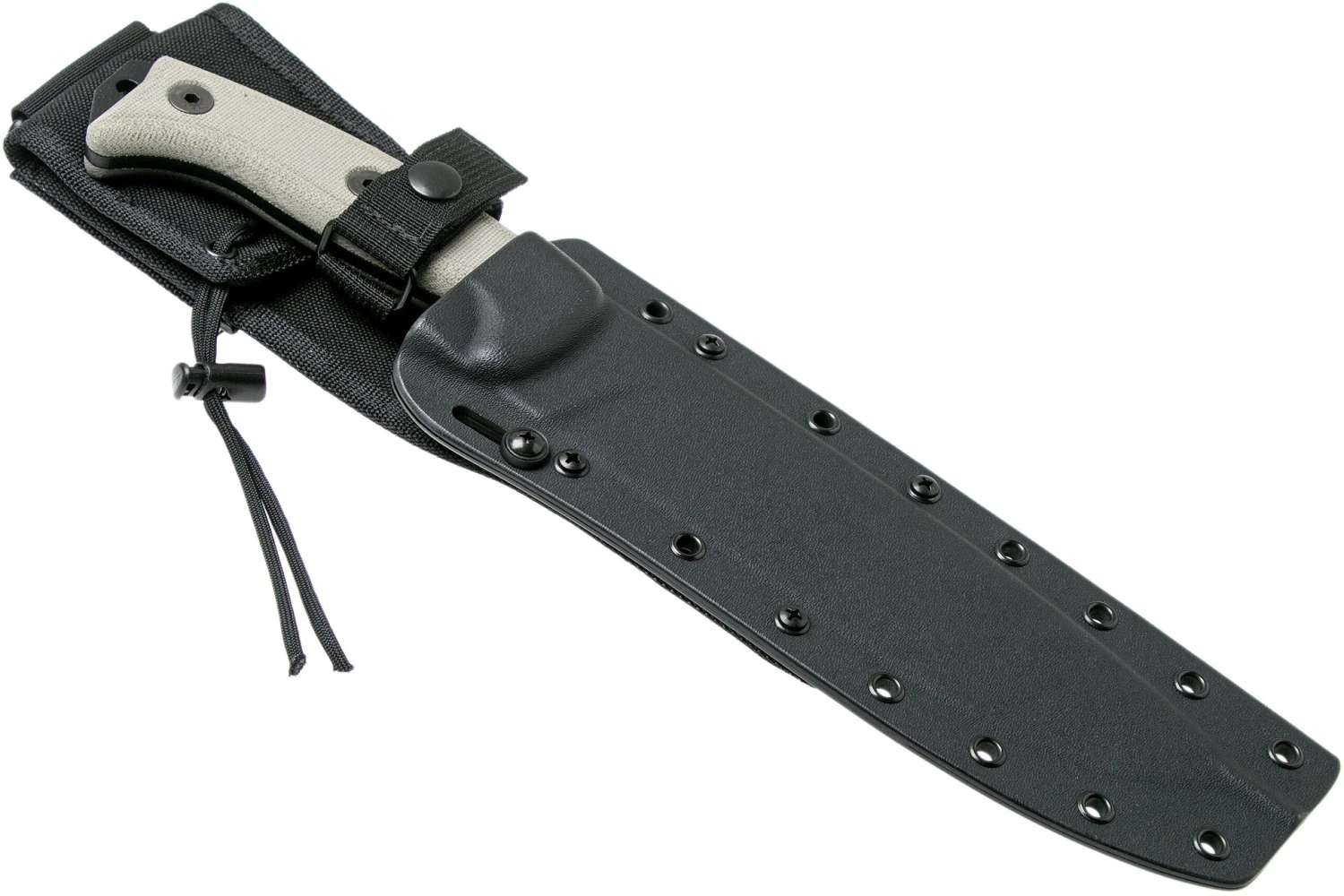 ESEE Junglas 2 Black, JUNGLAS-II Cuchillo De Supervivencia, Funda Kydex, Compatible Con MOLLE - Imagen 7
