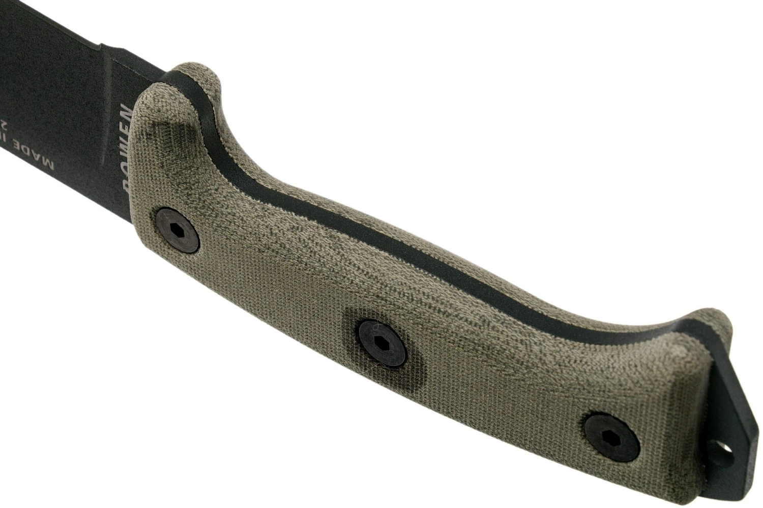 ESEE Junglas Tactical Gunsmoke Cuchillo De Supervivencia, Funda Kydex, Compatible Con MOLLE - Imagen 4