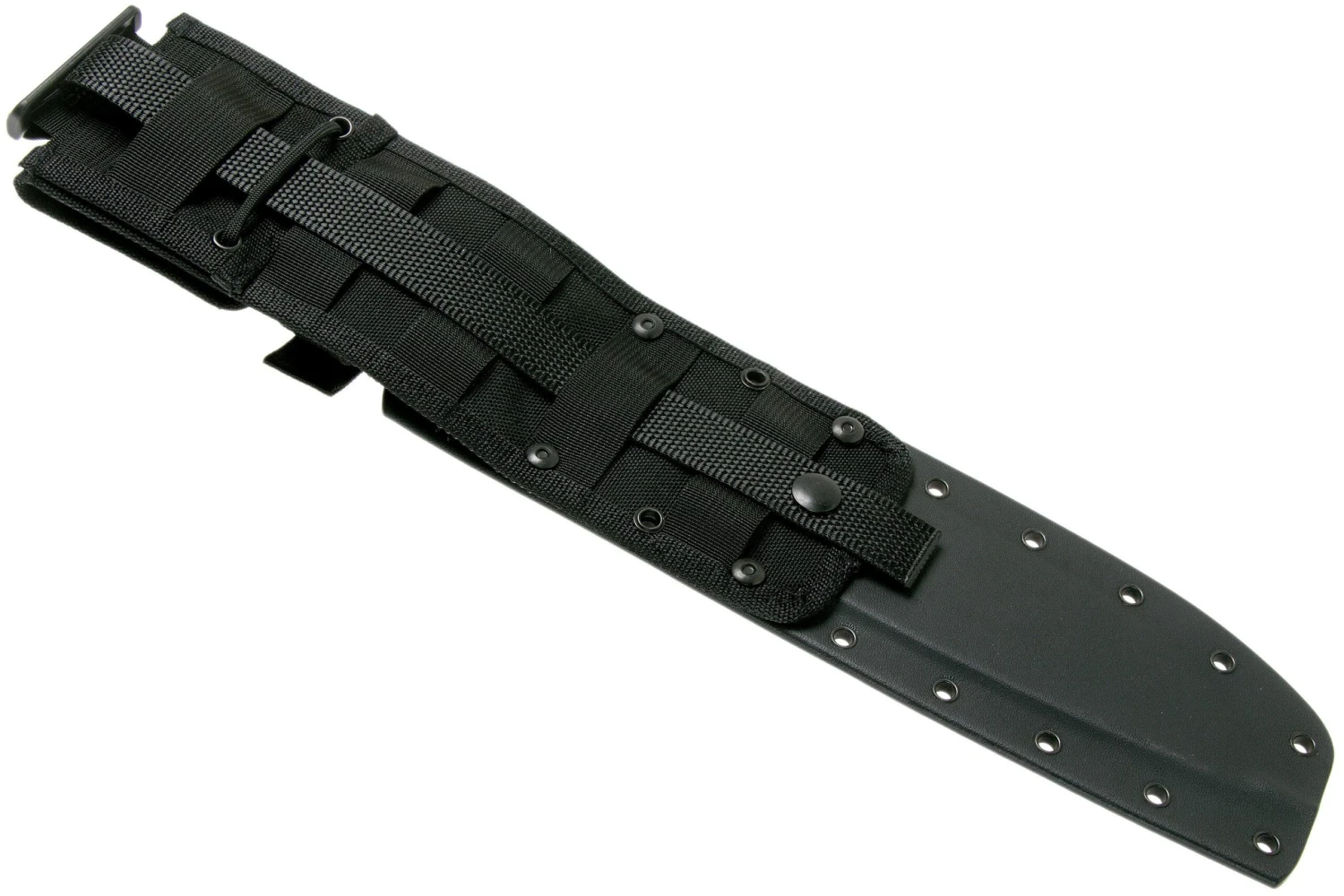 ESEE Junglas Tactical Gunsmoke Cuchillo De Supervivencia, Funda Kydex, Compatible Con MOLLE - Imagen 8