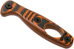 ESEE Xancudo Mango Con Agujero, Orange/Black G10