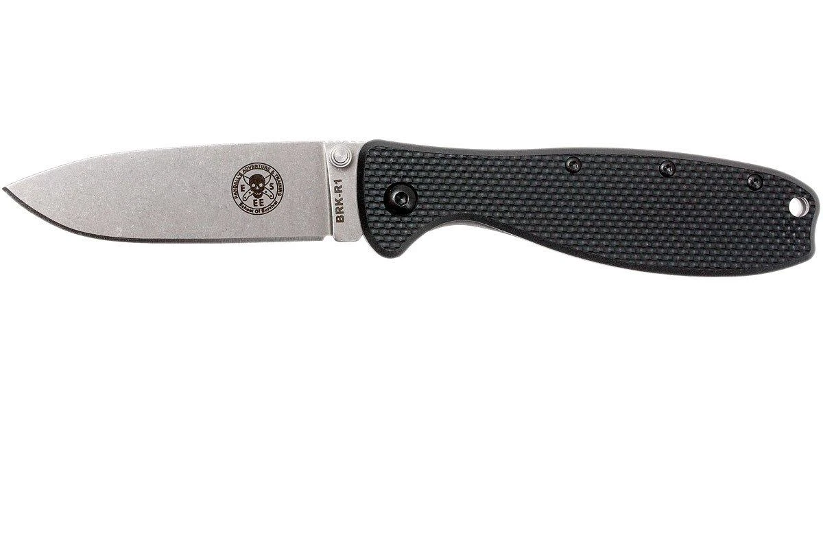 ESEE Knives Zancudo D2 Black-Stonewashed, BRKR2 Navaja