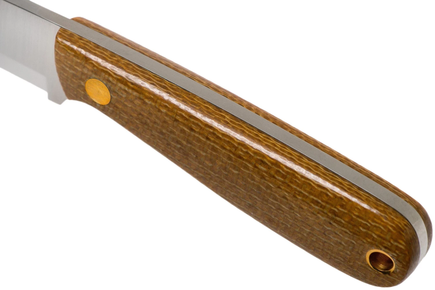 Brisa Necker 70, 001 Scandi Mustard Micarta, Cuchillo De Cuello - Imagen 5