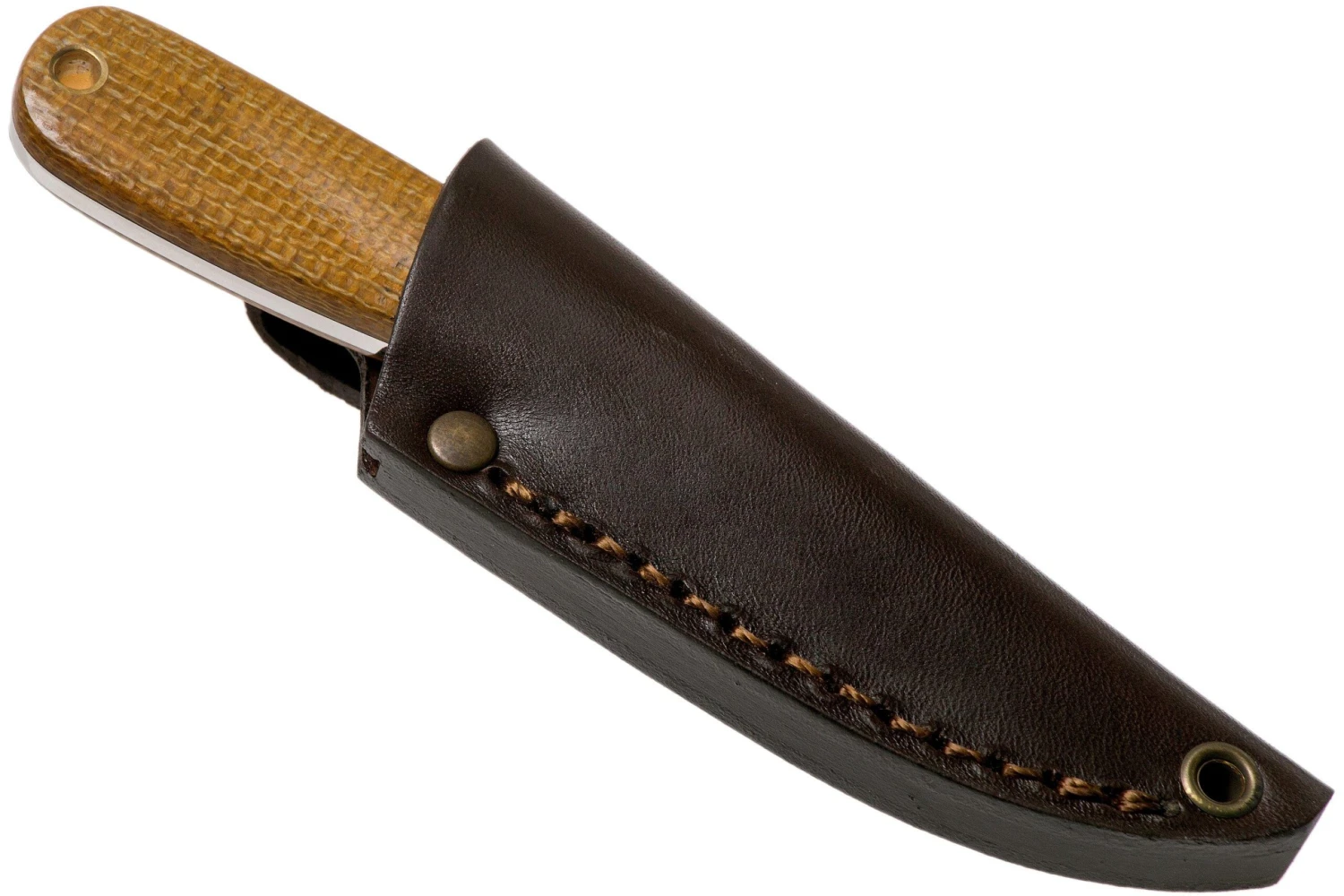 Brisa Necker 70, 001 Scandi Mustard Micarta, Cuchillo De Cuello - Imagen 6