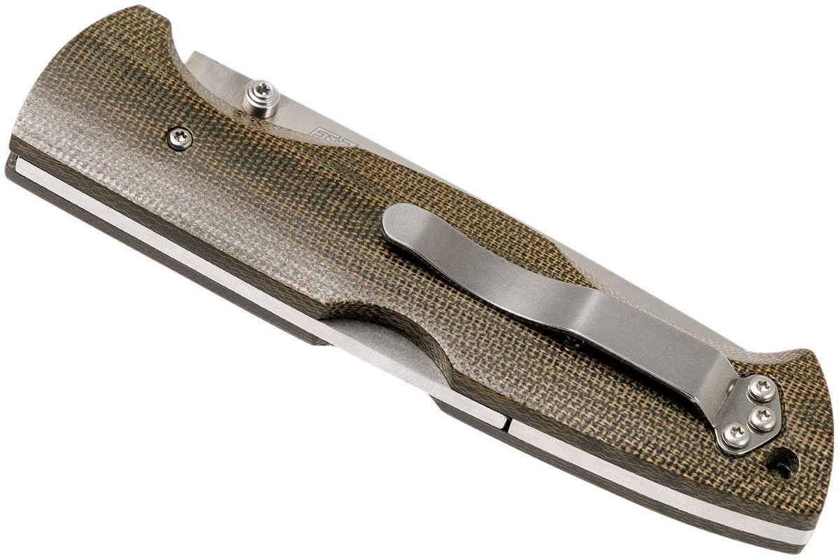 Brisa Borka 90 - N690 Scandi - Green Micarta - 2850 - Imagen 4