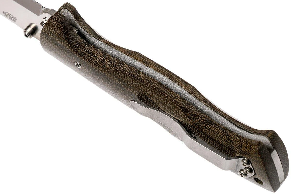 Brisa Borka 90 - N690 Scandi - Green Micarta - 2850 - Imagen 5