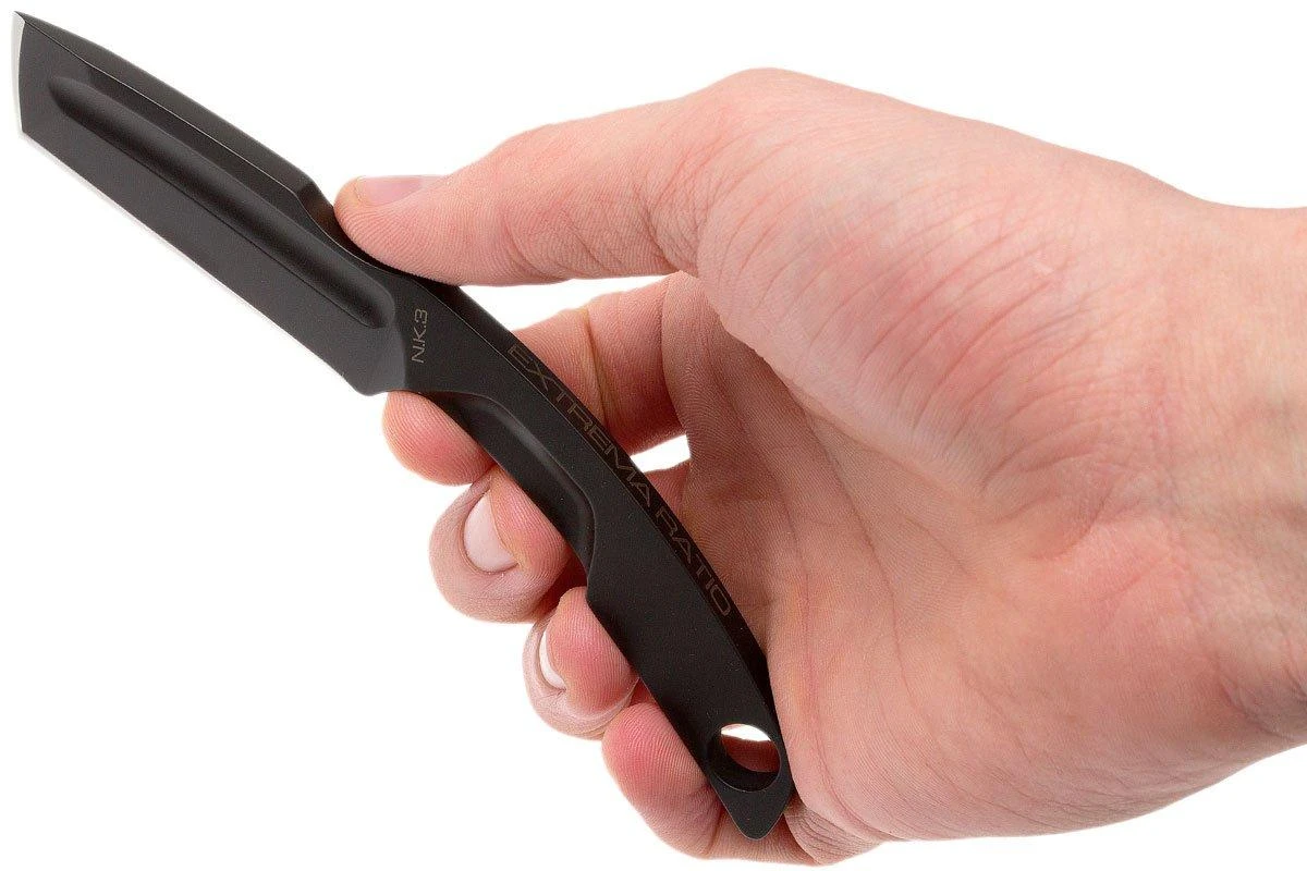 Extrema Ratio N.K.3 Cuchillo De Cuello, Negro - Imagen 5