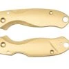 Flytanium Spyderco Para 3 Cachas, Lotus Brass