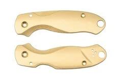 Flytanium Spyderco Para 3 Cachas, Lotus Brass