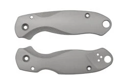Flytanium Spyderco Para 3 Cachas, Lotus Blasted Titanium